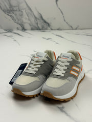 Beppi Damen Sneaker Grau Orange Gr. 37 Neu mit Etikett