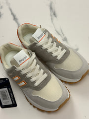 Beppi Damen Sneaker Grau Orange Gr. 37 Neu mit Etikett