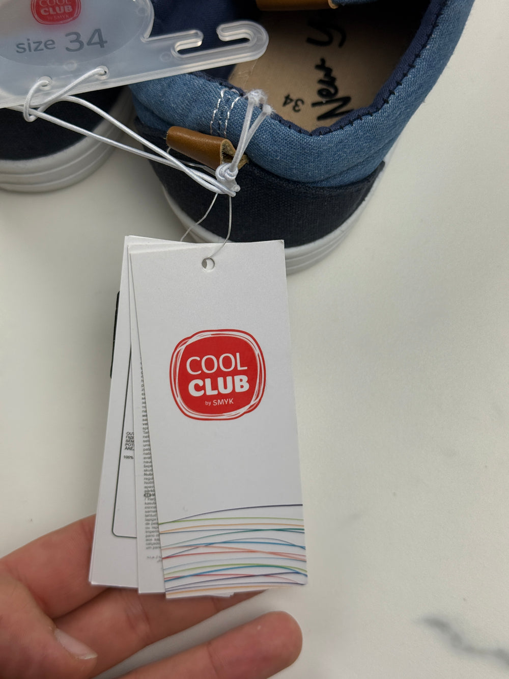 Cool Club Young Kinder Sneaker Jeansblau Klettverschluss Gr. 34 Neu mit Etikett