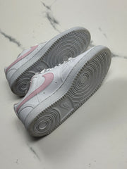 Nike Court Vision Low Damen Sneaker Weiß Rosa Gr. 36,5