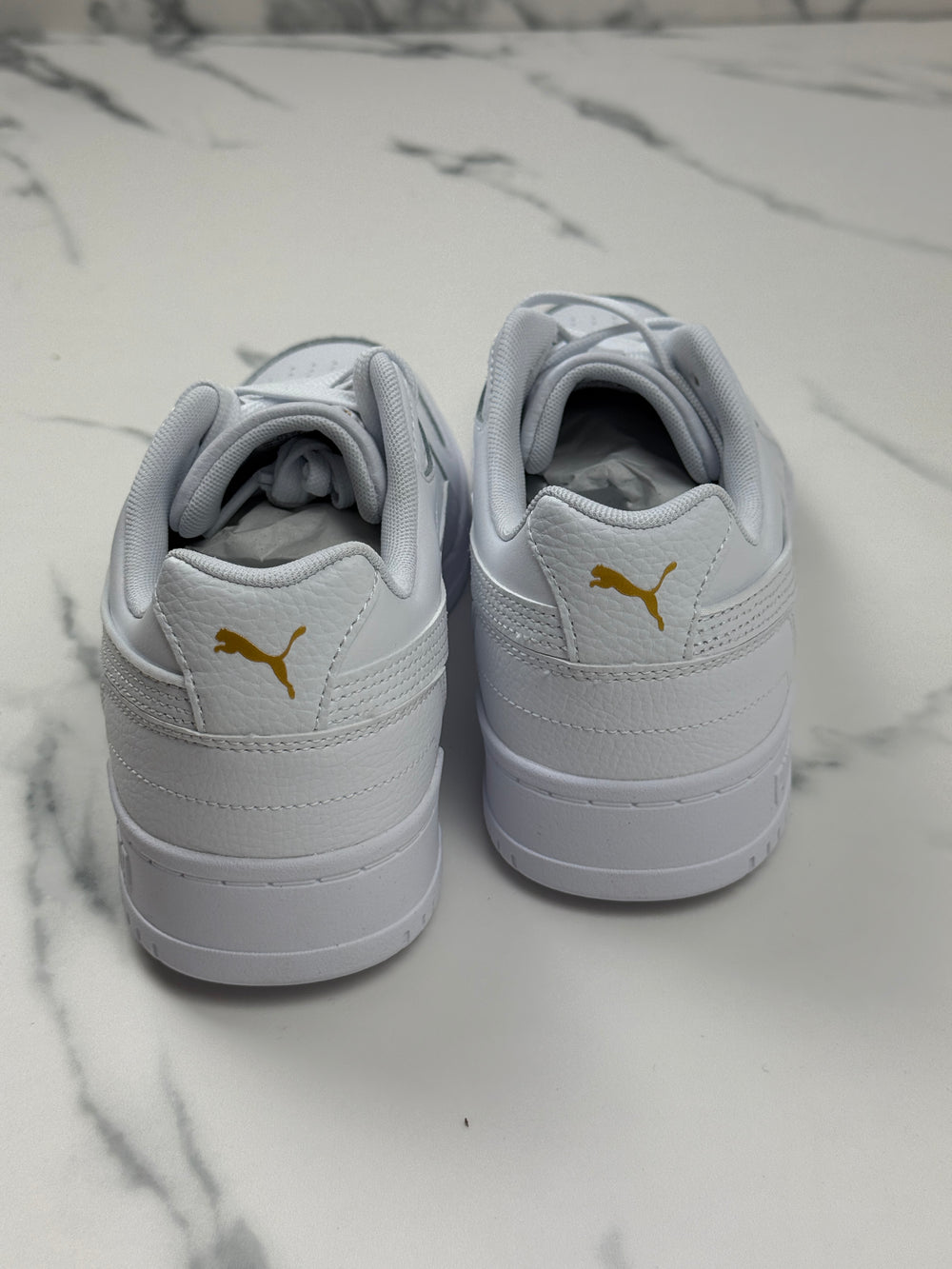 Puma RBD Game Low Herren Sneaker Weiß Gold Gr. 43