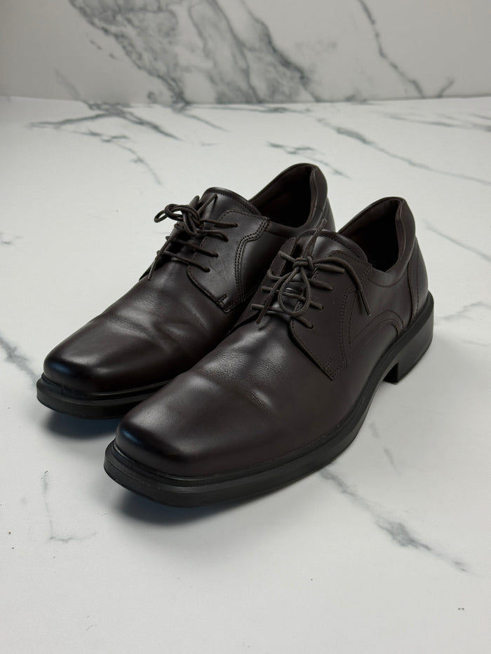 ECCO Helsinki 2 Herren Leder Business Schuhe Braun Gr. 49