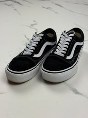 Vans Old Skool Platform Damen Sneaker Schwarz Weiß Gr. 38