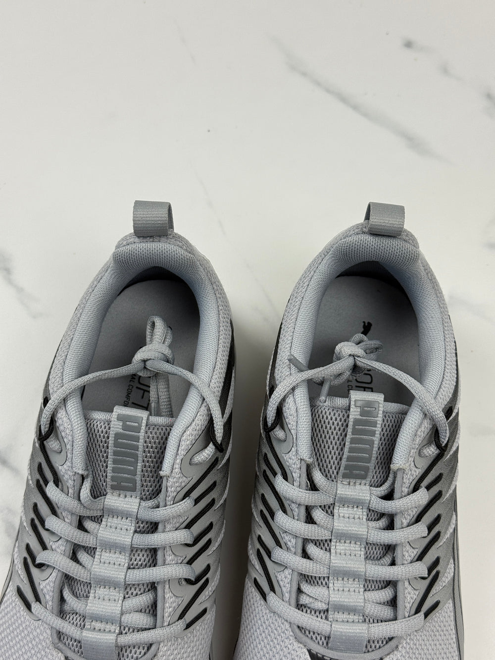 Puma Voltaic Evo Herren Laufschuhe Grau Schwarz Gr. 41