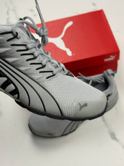 Puma Voltaic Evo Herren Laufschuhe Grau Schwarz Gr. 41