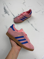 Adidas Originals Gazelle Damen Sneaker Rosa Blau Wildleder Gr. 39 1/3