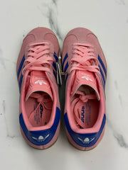 Adidas Originals Gazelle Damen Sneaker Rosa Blau Wildleder Gr. 39 1/3