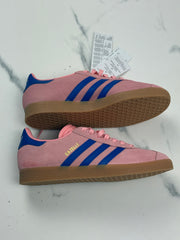 Adidas Originals Gazelle Damen Sneaker Rosa Blau Wildleder Gr. 39 1/3