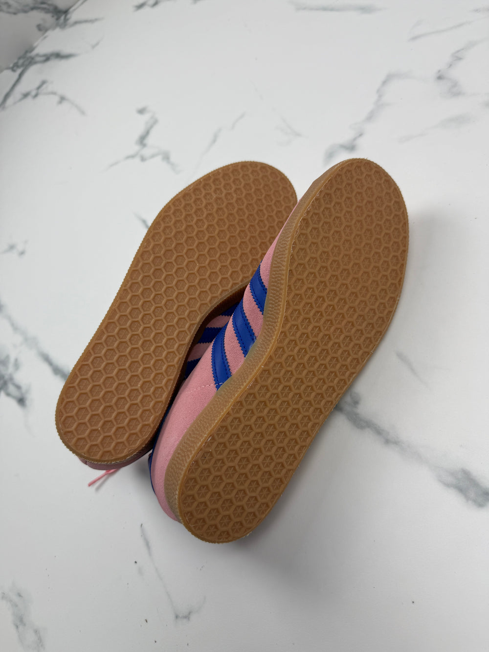 Adidas Originals Gazelle Damen Sneaker Rosa Blau Wildleder Gr. 39 1/3