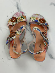 Laura Vita Framboiseo 26 Damen Leder Sandalen Coral Multicolor Gr. 41