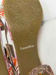 Laura Vita Framboiseo 26 Damen Leder Sandalen Coral Multicolor Gr. 41