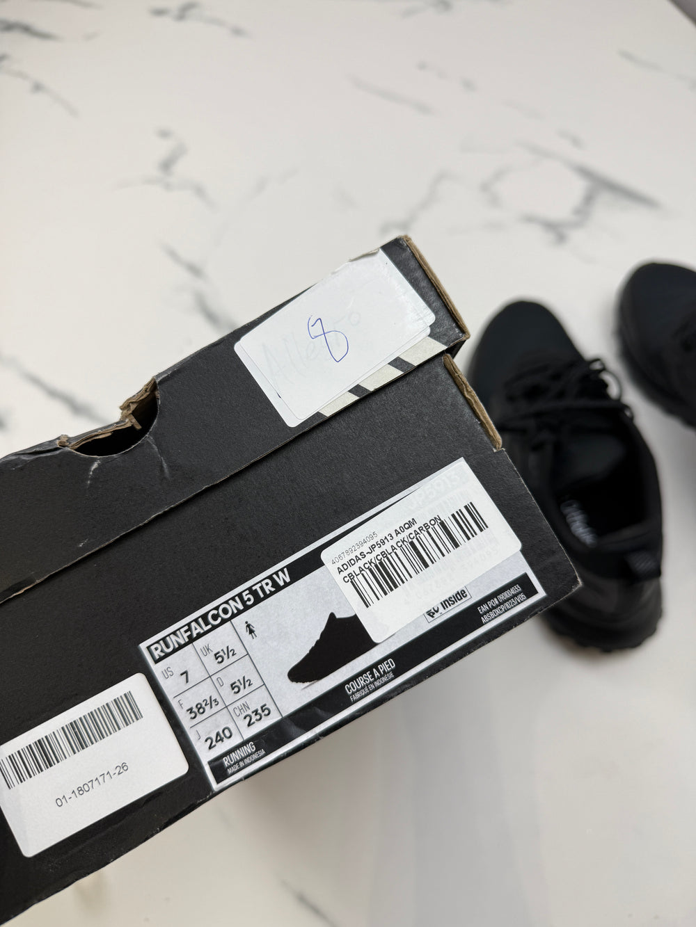 Adidas Runfalcon 5 TR W Damen Laufschuhe Schwarz Gr. 38 2/3