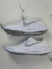 Nike Revolution 8 Damen Laufschuhe Weiß Grau Gr. 38,5