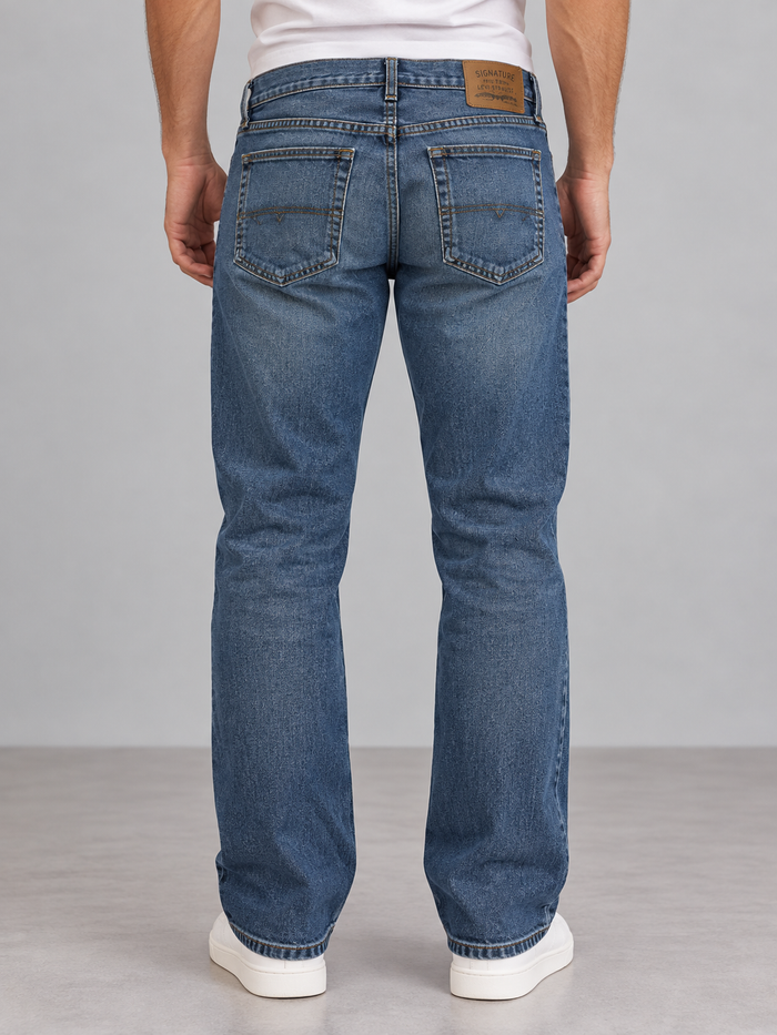 Levi’s Signature Herren Jeans Blau W36 L32 Relaxed Fit Stretch