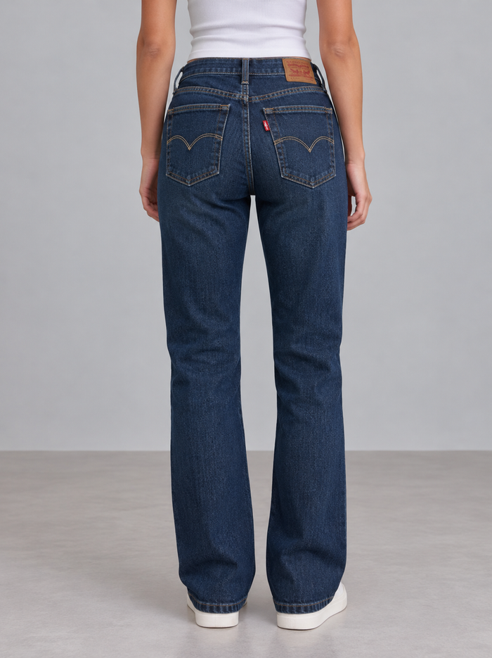 Levi’s Damen Jeans Dunkelblau Gr. M W29 L30 Mid Rise Skinny Stretch