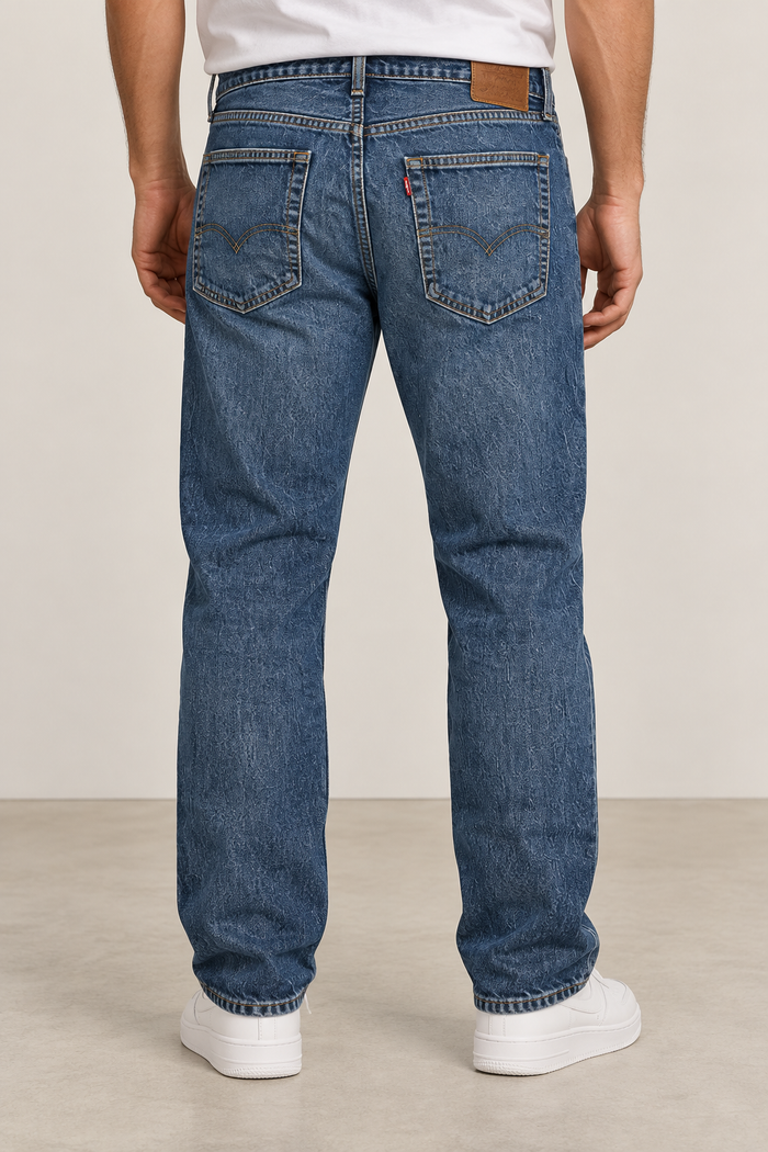 Levi’s Premium Herren Jeans Blau Gr. L W36 L32 Straight Fit Stretch